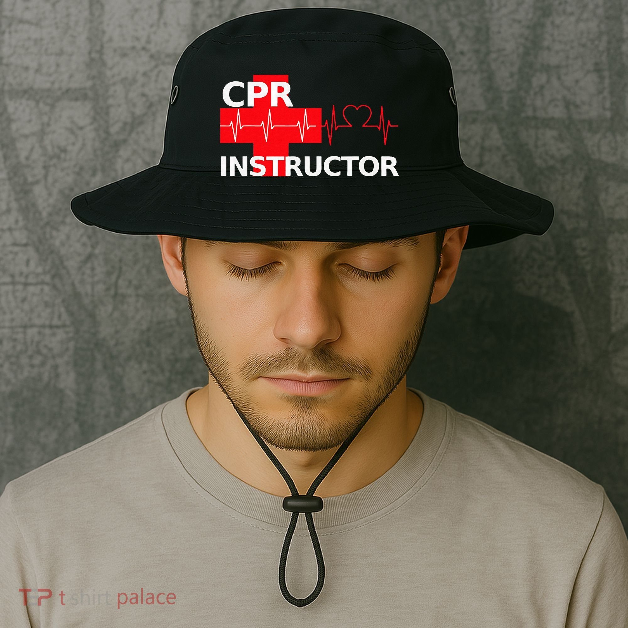 Cpr Instructor First Aid Bucket Hat