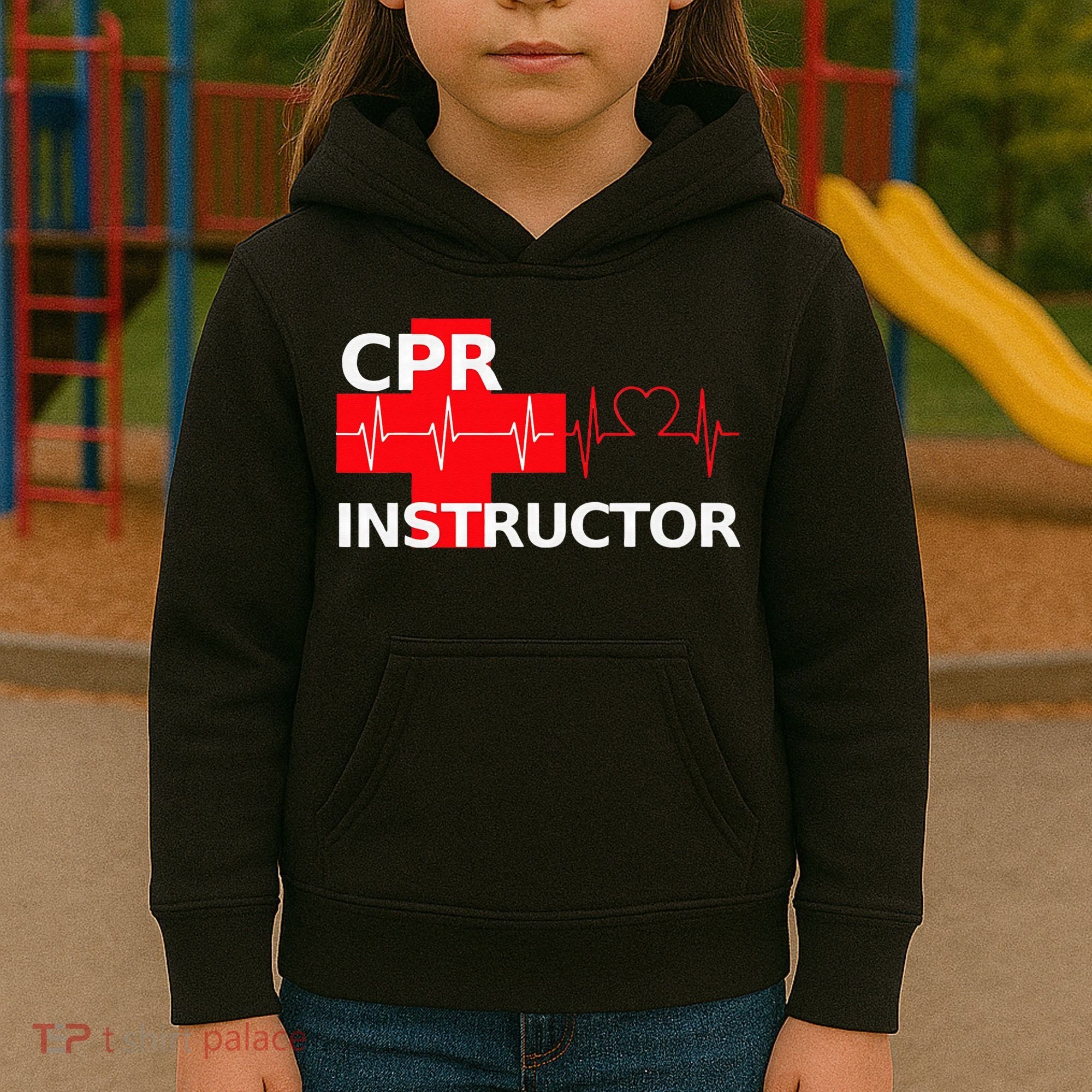 Cpr Instructor First Aid Kids Hoodie