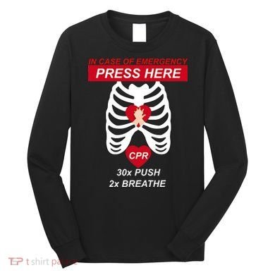 Cpr Instructor First Aid Long Sleeve Shirt