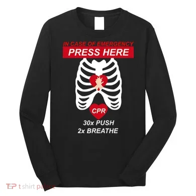 Cpr Instructor First Aid Long Sleeve Shirt