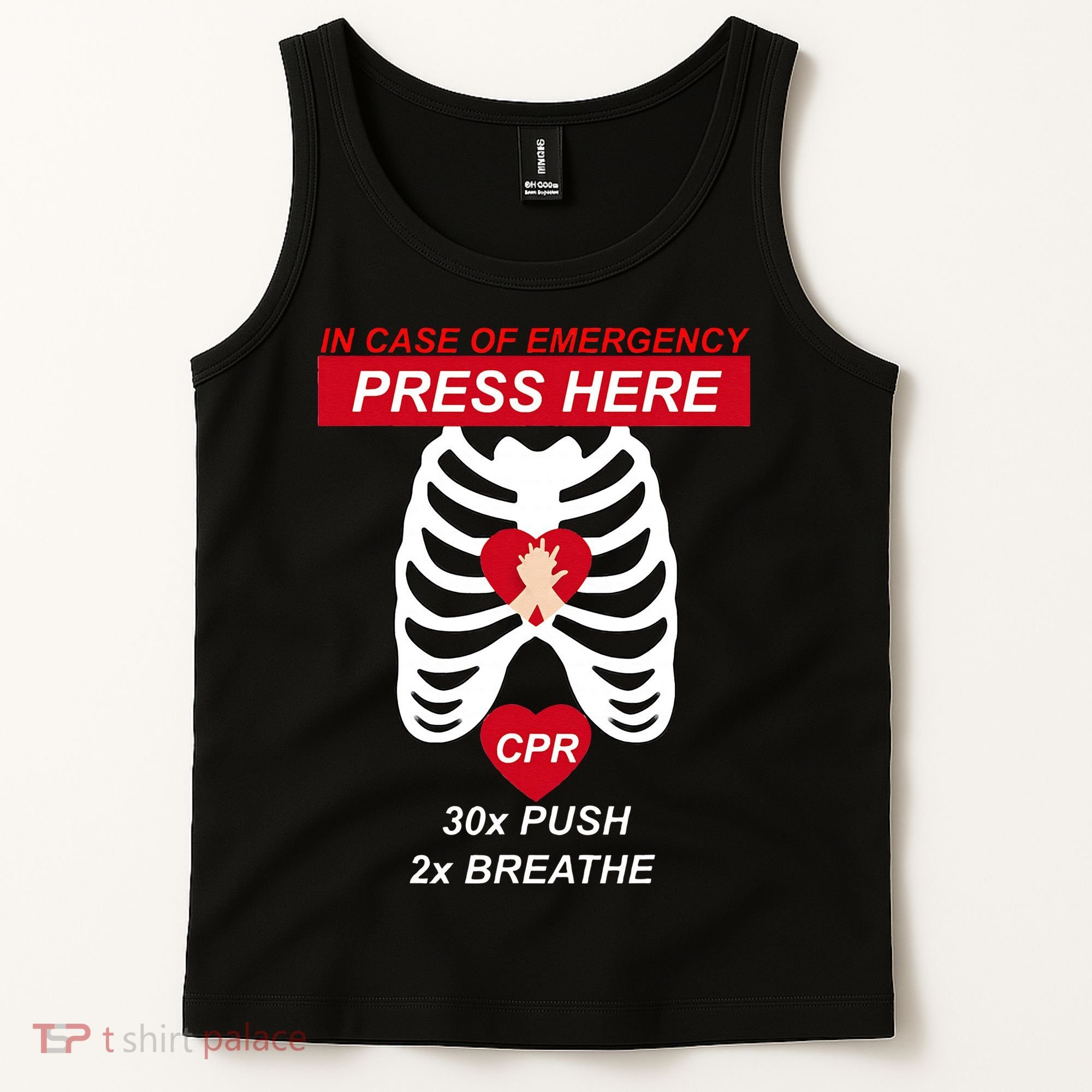 Cpr Instructor First Aid Tank Top