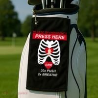 Cpr Instructor First Aid Golf Towel thumb 2