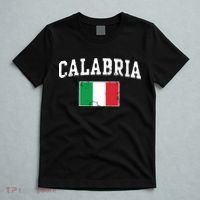Calabria Italy Flag Italia Italian Vintage Distressed T-Shirt thumb 5