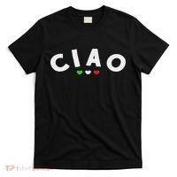 Ciao Italian Flag Colors Women Rome Milan Gift Cute T-Shirt thumb 0