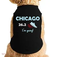 Chicago Im Going Marathon Runner Running 26.2 Doggie Tank thumb 0