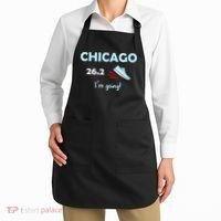 Chicago Im Going Marathon Runner Running 26.2 Apron thumb 2