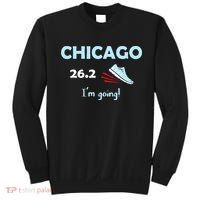 Chicago Im Going Marathon Runner Running 26.2 Sweatshirt thumb 0