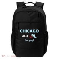 Chicago Im Going Marathon Runner Running 26.2 Backpack thumb 0