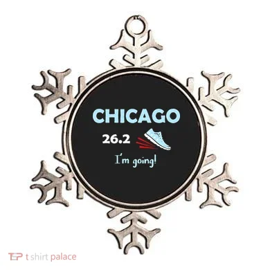 Chicago Im Going Marathon Runner Running 26.2 Ornament