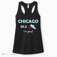 Chicago Im Going Marathon Runner Running 26.2 Women's Tank Top thumb 0