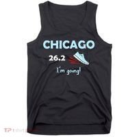 Chicago Im Going Marathon Runner Running 26.2 Tank Top thumb 0