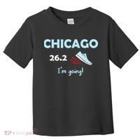 Chicago Im Going Marathon Runner Running 26.2 Toddler T-Shirt thumb 0