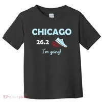 Chicago Im Going Marathon Runner Running 26.2 Toddler T-Shirt thumb 0
