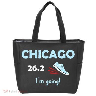 Chicago Im Going Marathon Runner Running 26.2 Tote Bag