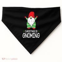 Christmas Is Gnoming USA-Made Doggie Bandana thumb 0