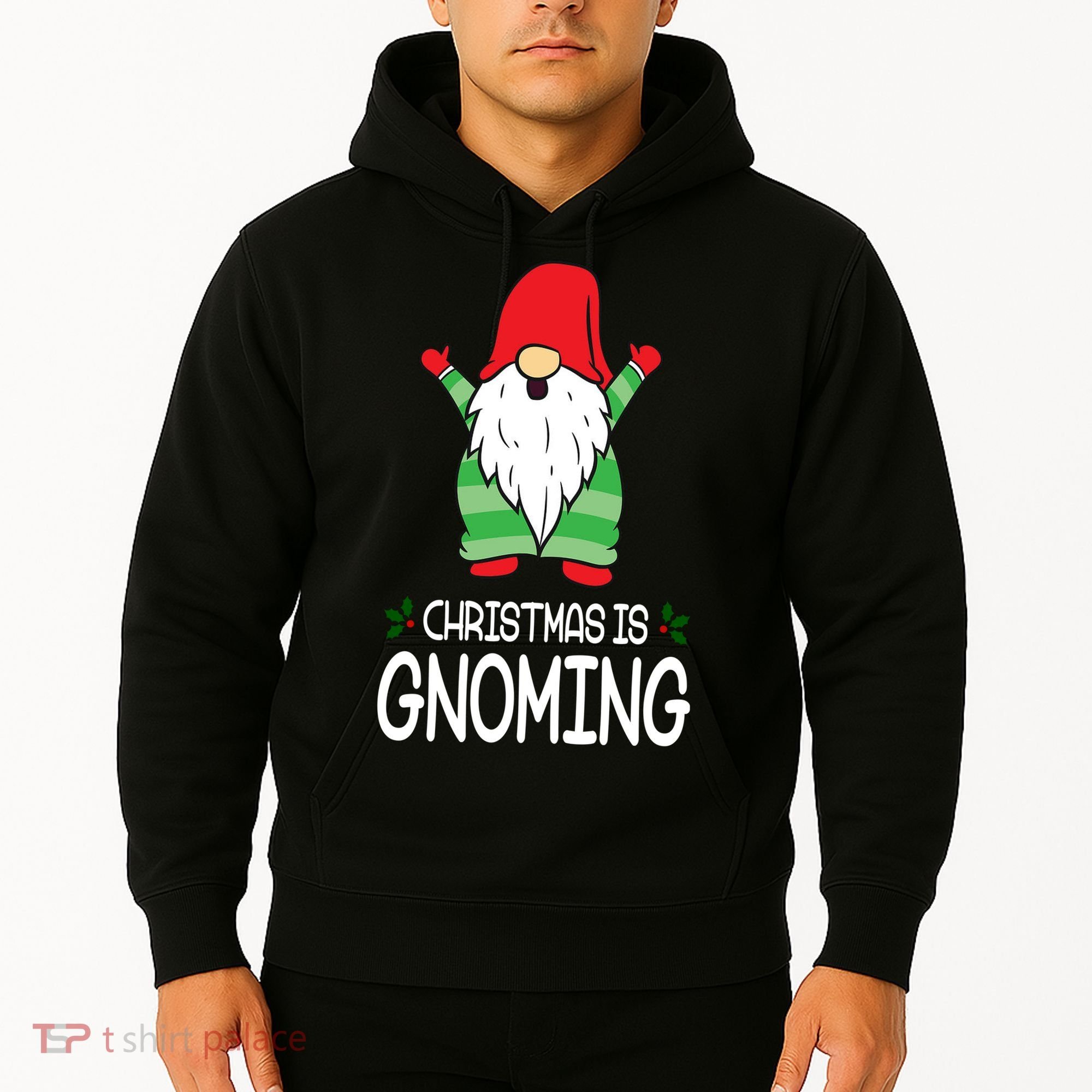 Christmas Is Gnoming Hoodie