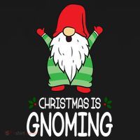Christmas Is Gnoming Apron thumb 3
