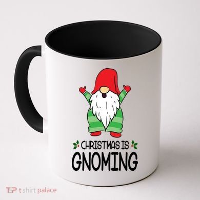Christmas Is Gnoming Coffee Mug