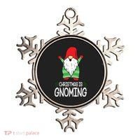 Christmas Is Gnoming Ornament thumb 0