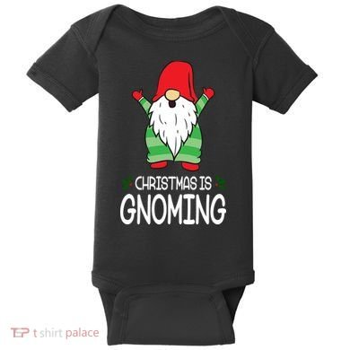 Christmas Is Gnoming Baby Bodysuit