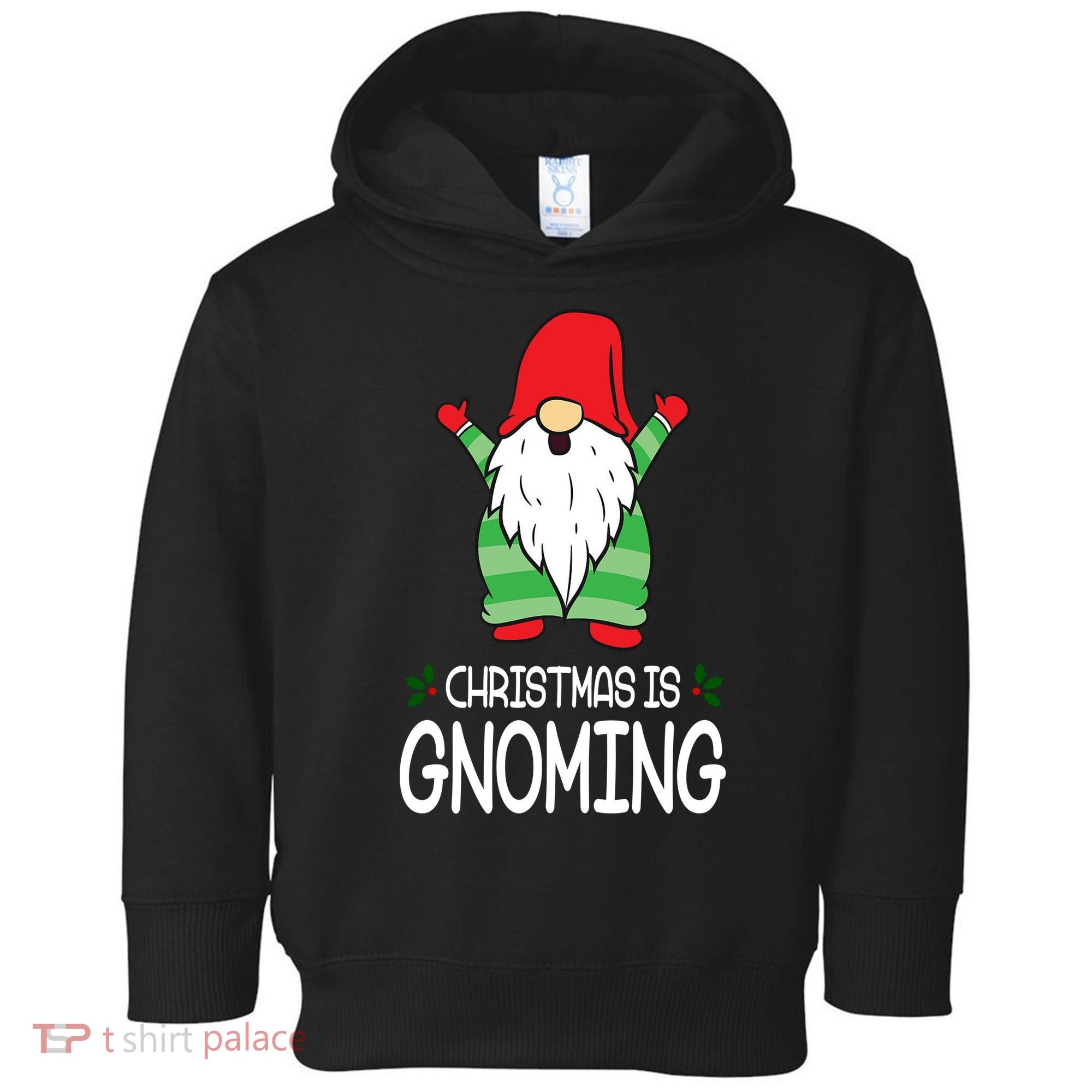 Christmas Is Gnoming Toddler Hoodie
