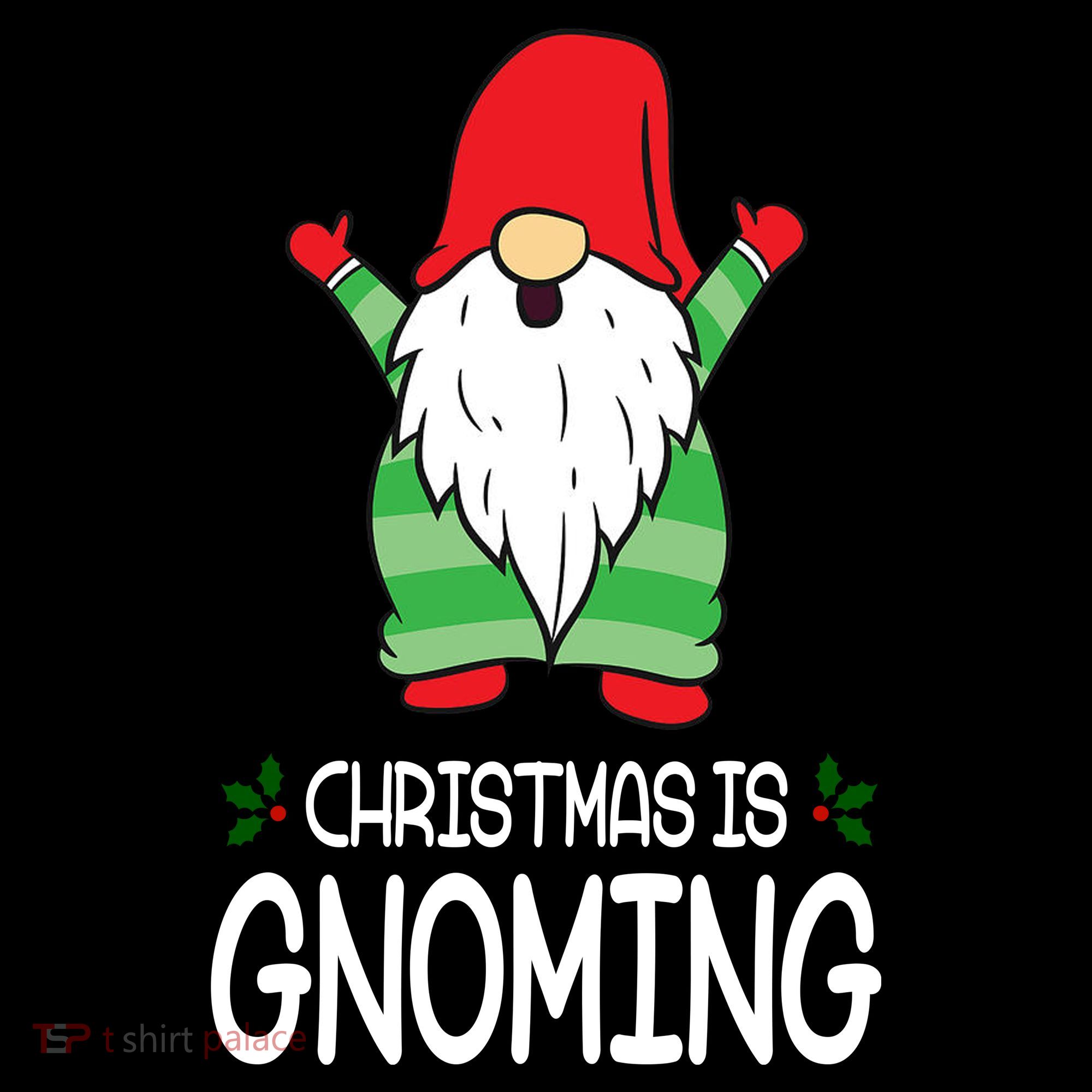 Christmas Is Gnoming Kids Sweatshirt