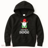 Christmas Is Gnoming Kids Hoodie thumb 0