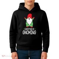 Christmas Is Gnoming Kids Hoodie thumb 4