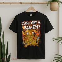 Can I Get A Ramen Pastafarian Flying Spaghetti Monster T-Shirt thumb 2