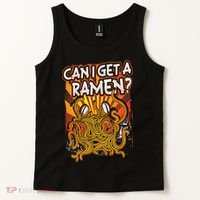 Can I Get A Ramen Pastafarian Flying Spaghetti Monster Tank Top thumb 2