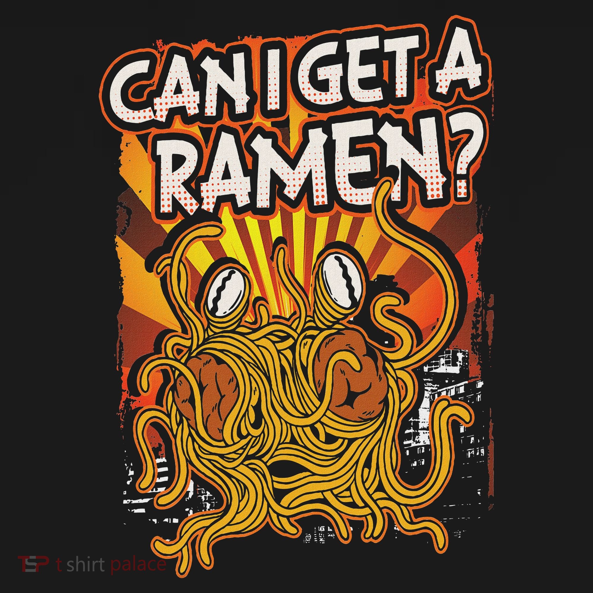 Can I Get A Ramen Pastafarian Flying Spaghetti Monster Tote Bag