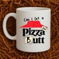 Can I Get A Pizza Dat Butt Funny Food Lover  Coffee Mug thumb 2