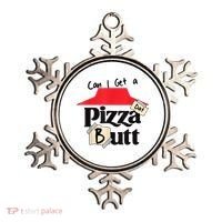 Can I Get A Pizza Dat Butt Funny Food Lover  Ornament thumb 0