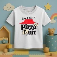 Can I Get A Pizza Dat Butt Funny Food Lover  Toddler T-Shirt thumb 3