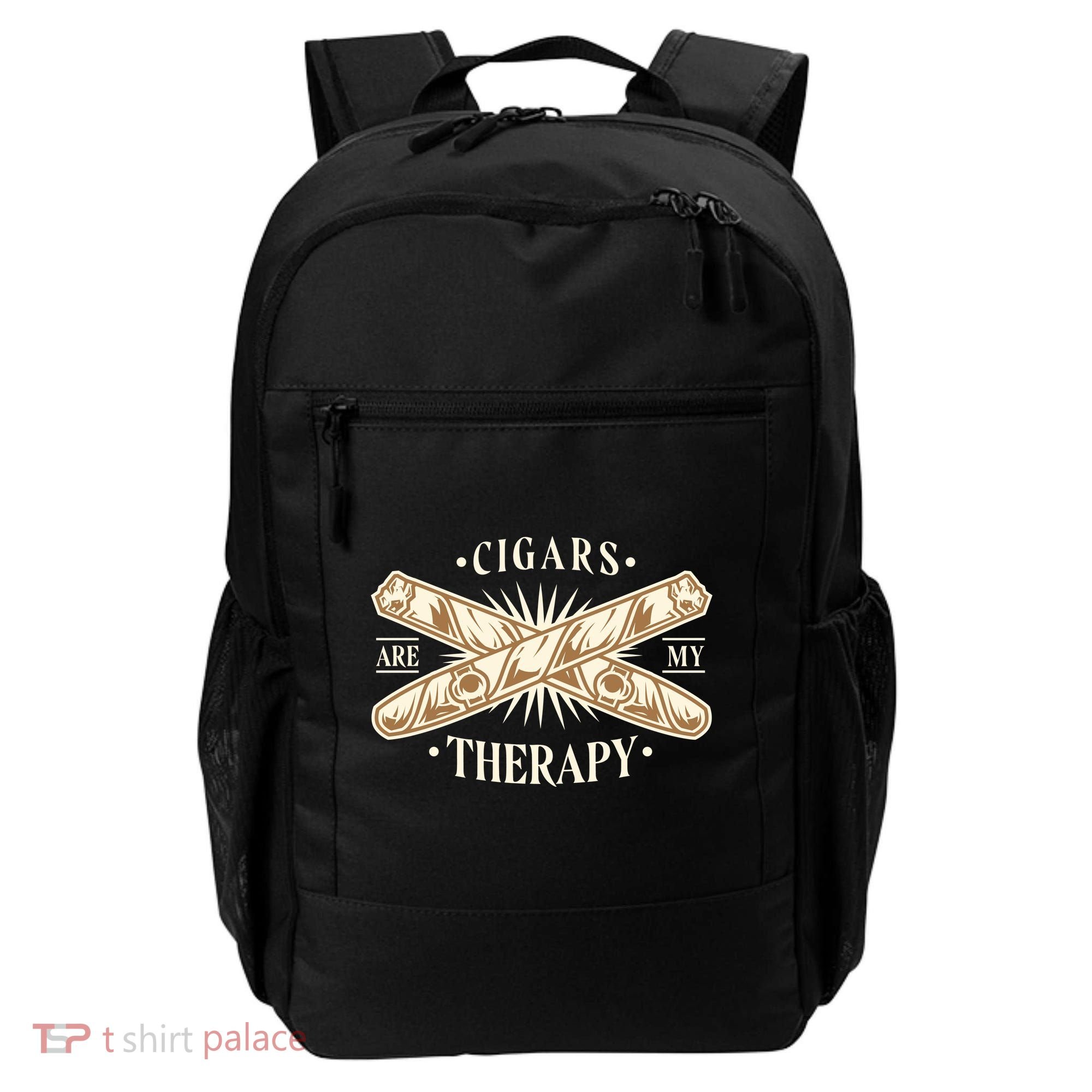 Cigars Are My Therapy Backpack