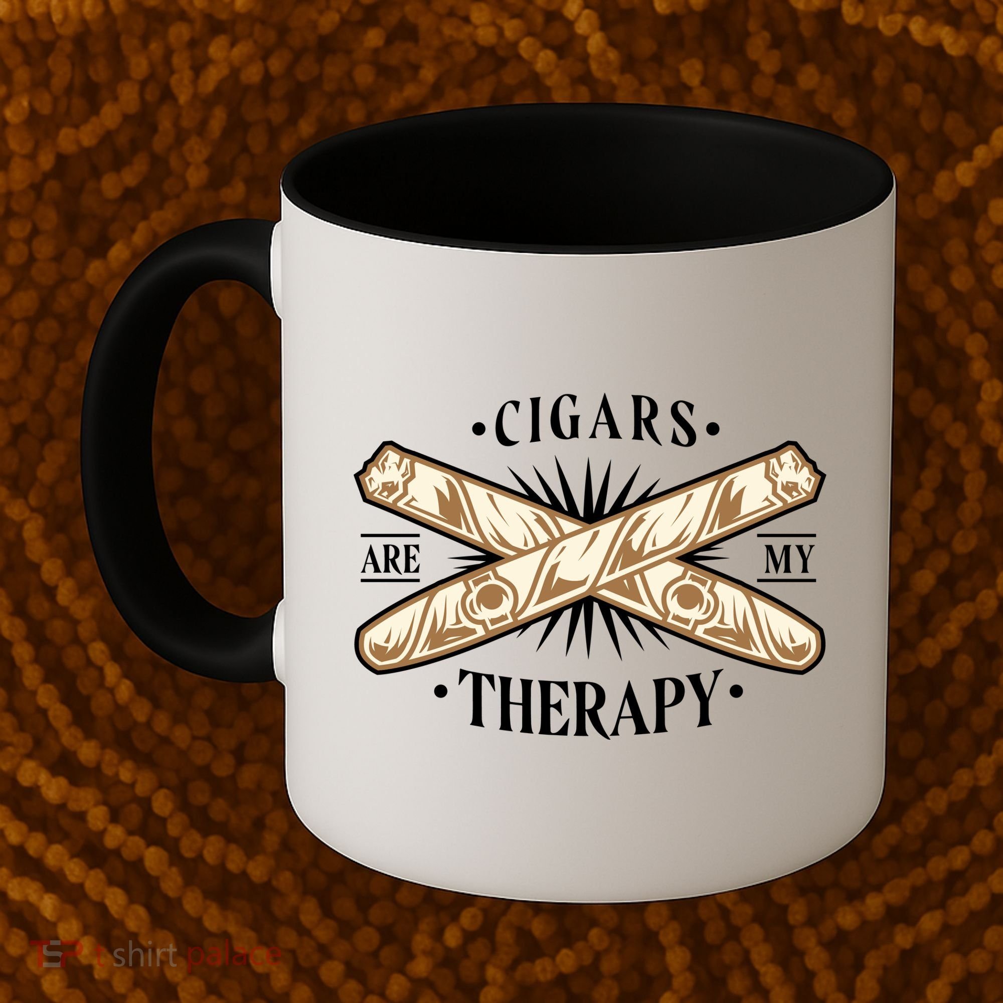 Cigars Are My Therapy Coffee Mug