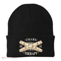 Cigars Are My Therapy Beanie thumb 0