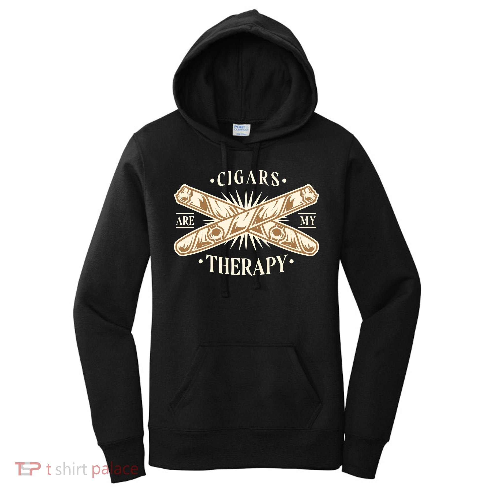 Cigars Are My Therapy Women's Hoodie