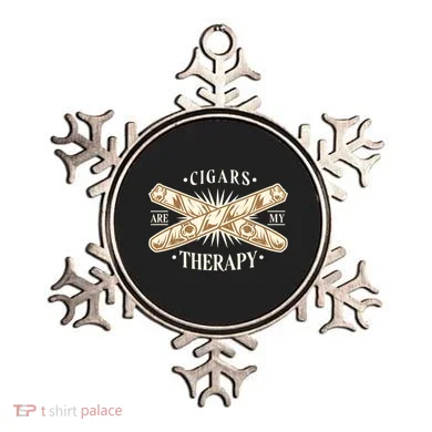 Cigars Are My Therapy Ornament