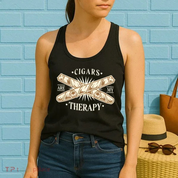 Cigars Are My Therapy Women's Tank Top