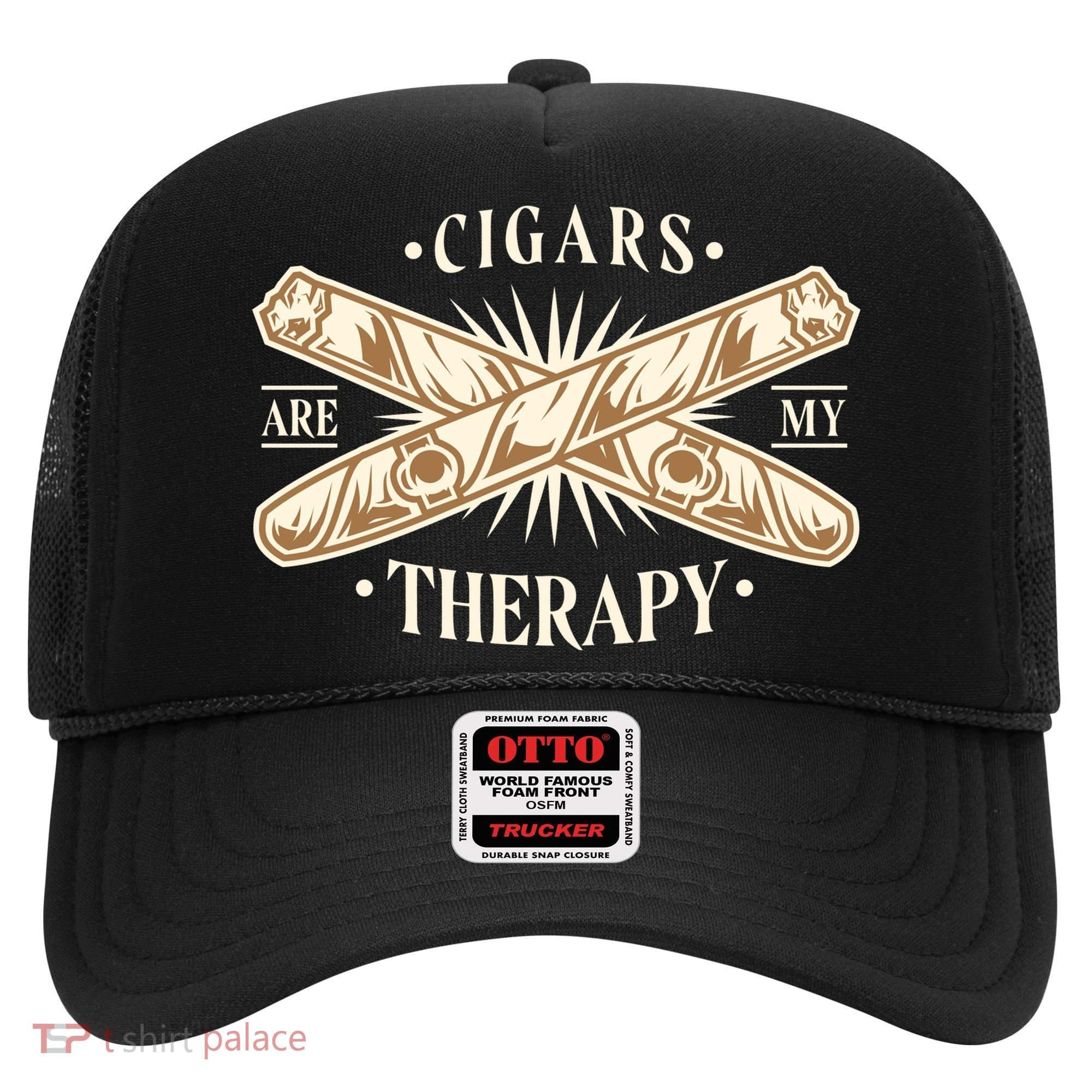 Cigars Are My Therapy Hat