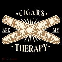 Cigars Are My Therapy Women's Long Sleeve Shirt thumb 2