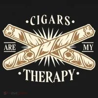 Cigars Are My Therapy Women's Long Sleeve Shirt thumb 2