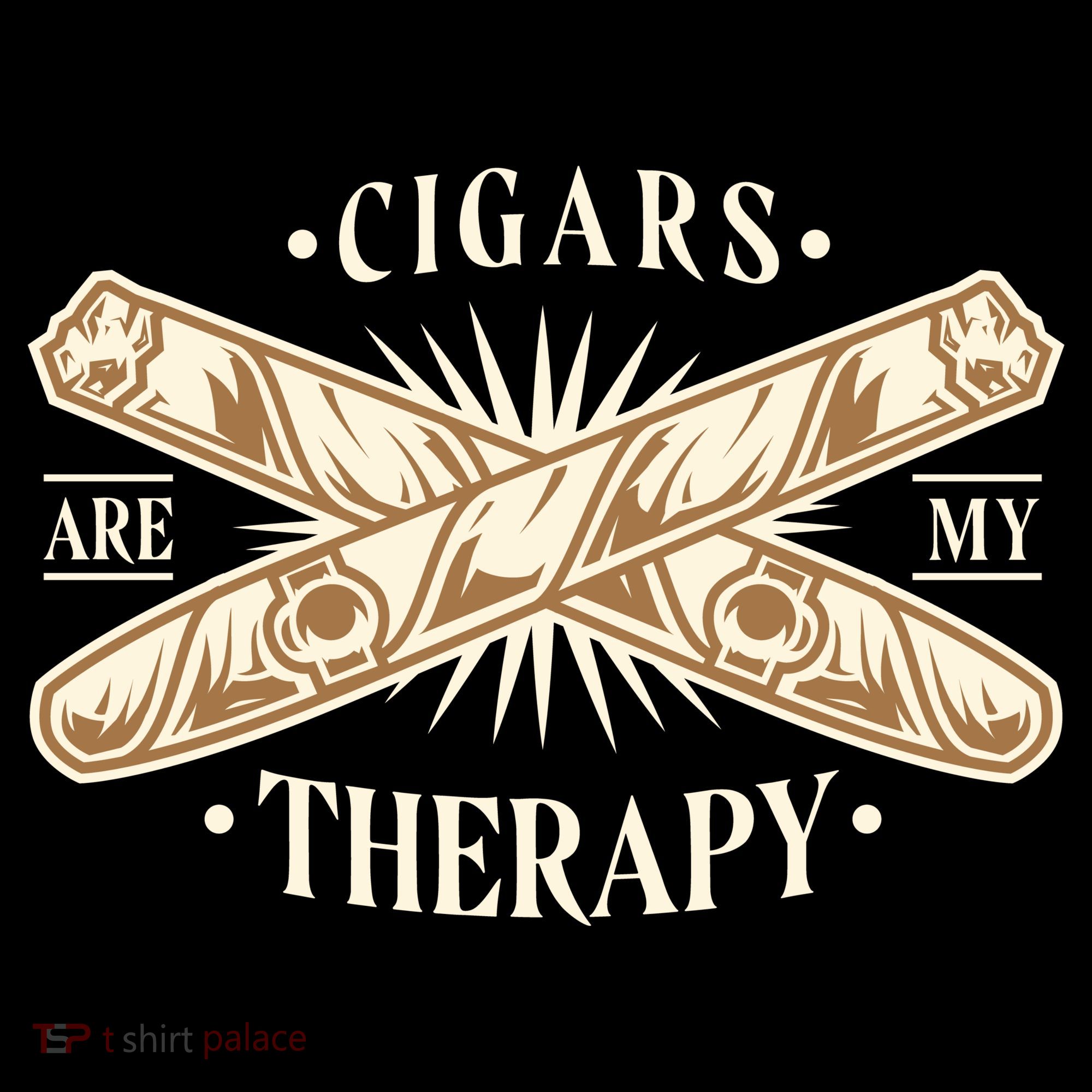 Cigars Are My Therapy Kids T-Shirt