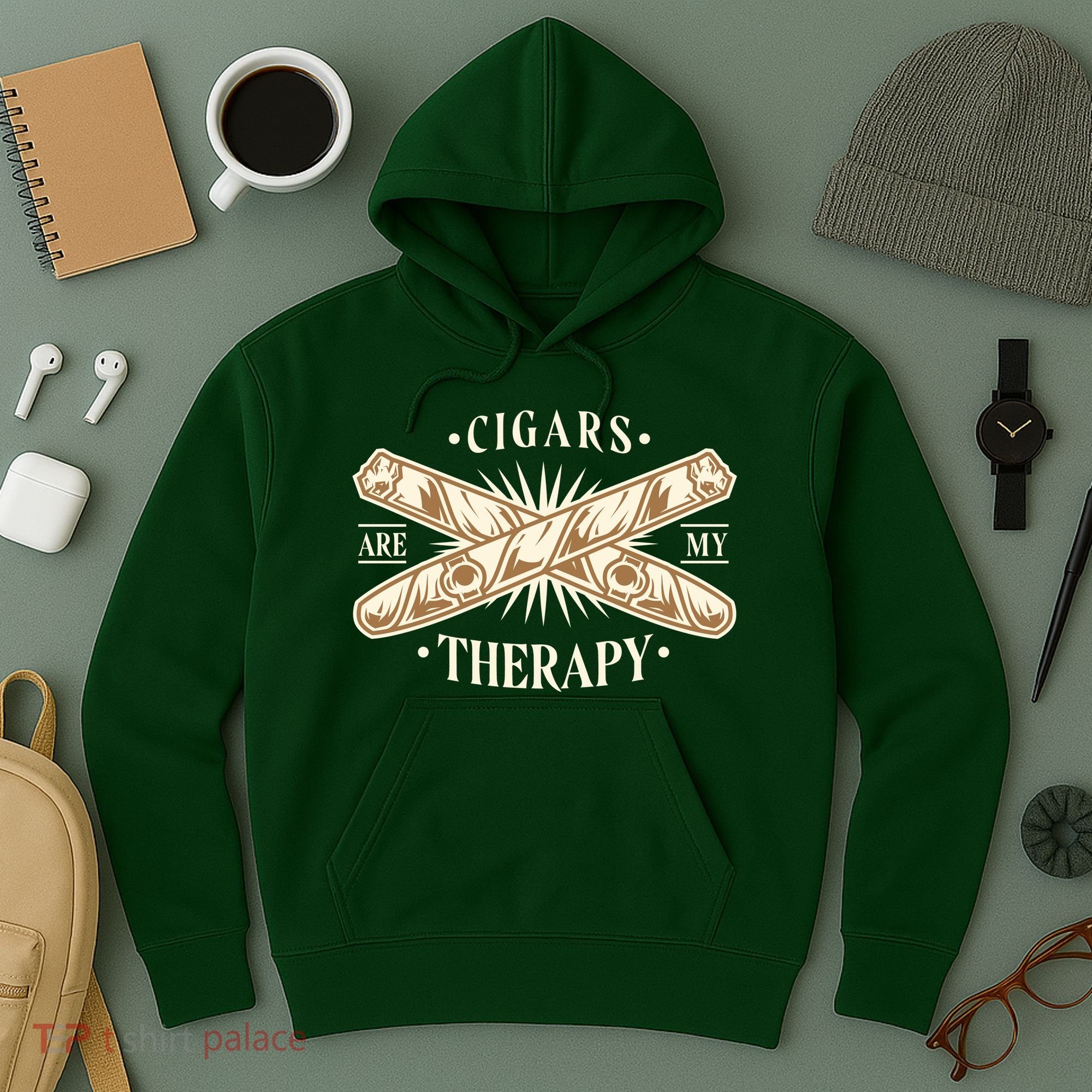 Cigars Are My Therapy Hoodie