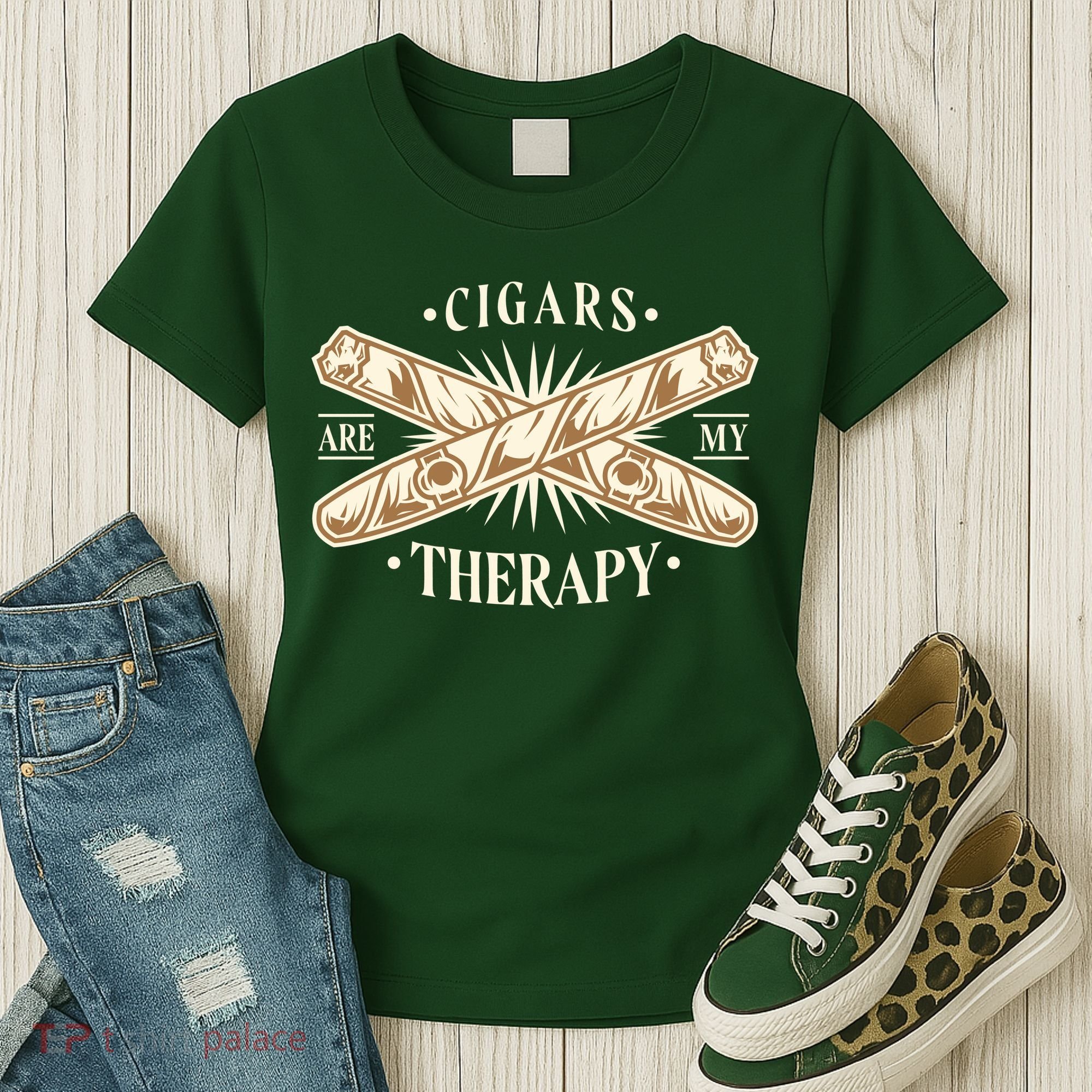 Cigars Are My Therapy Women's T-Shirt