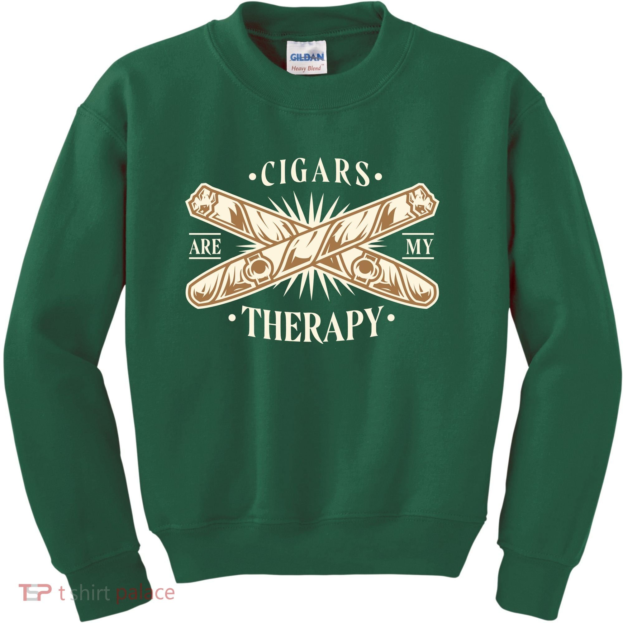Cigars Are My Therapy Kids Sweatshirt