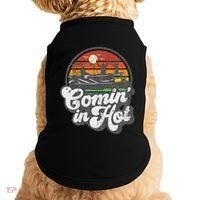 Comin In Hot Pontoon Boat Funny Boating Lake Pontooning Gift Doggie Tank thumb 0