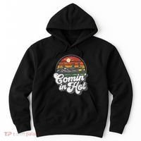 Comin In Hot Pontoon Boat Funny Boating Lake Pontooning Gift Hoodie thumb 0