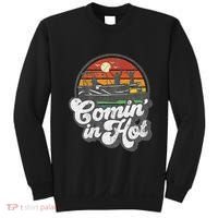 Comin In Hot Pontoon Boat Funny Boating Lake Pontooning Gift Sweatshirt thumb 0